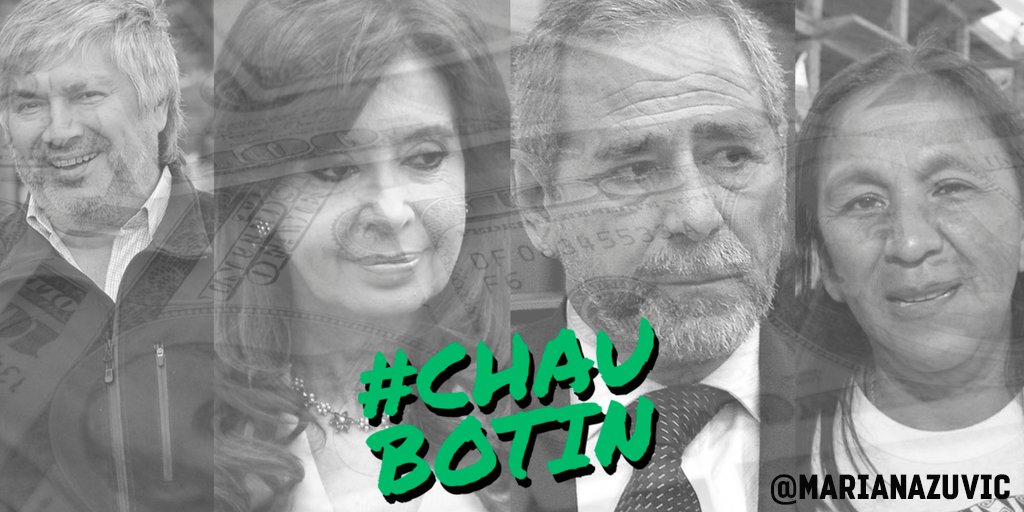 Recuperemos lo robado. Decí vos también #ChauBotin 💰. SUMATE y firmá 👉 en chaubotin.org RT