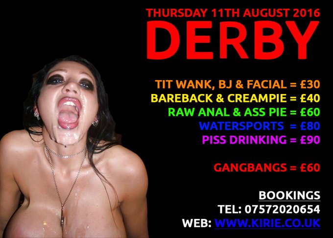 Derby tomorrow, "Cum On You Rams!" 💦🐏 Bareback,  Creampie, Watersports, Extreme Anal Services + 2 Gang