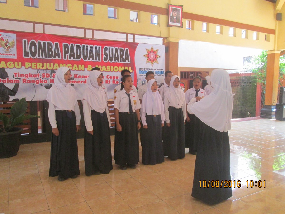9-10/8/16, LOMBA PADUAN SUARA TINGKAT SD/SMP DI PENDOPO KECAMATAN CEPU DLM RANGKAIAN PERINGATAN HUT RI KE-71