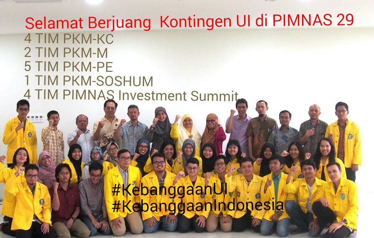 Gerakan UI to PIMNAS tweet media