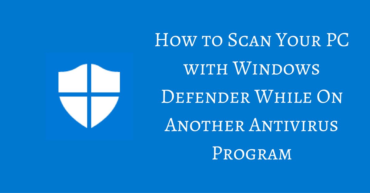 EspinalLab's tweet image. How to Scan Your PC with Windows Defender… dlvr.it/M0RrQX #HowTo #antivirus #PCprotection #windowsdefender