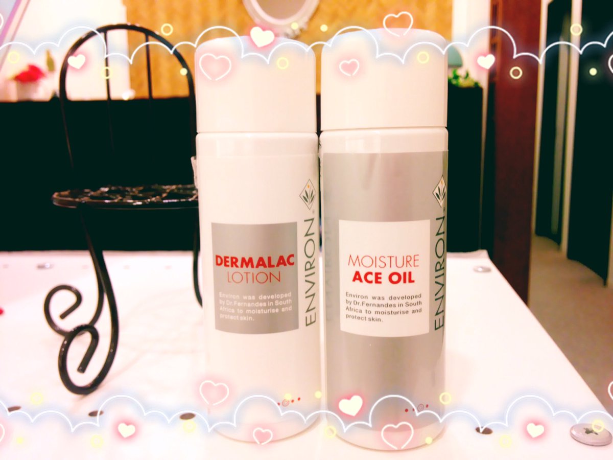 et5nb_emi's tweet photo. お肌の色素沈着のケアに♬
エンビロンのダーマラックローションとACEオイル♡愛用中
＃エンビロン
＃���素沈着
＃黒ずみ
＃角質ケア
＃ビタミン https://t.co/B1HJjE51dm