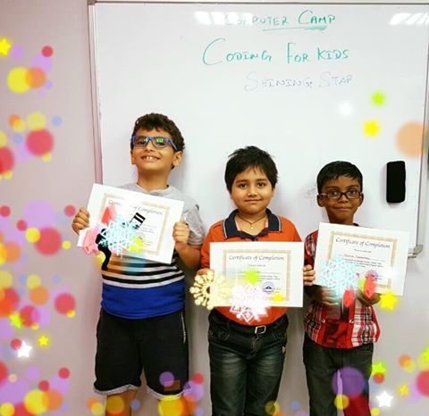 Shiningstaron's tweet image. #ComputerCamp #ShiningStarUAE Kids Enjoying.