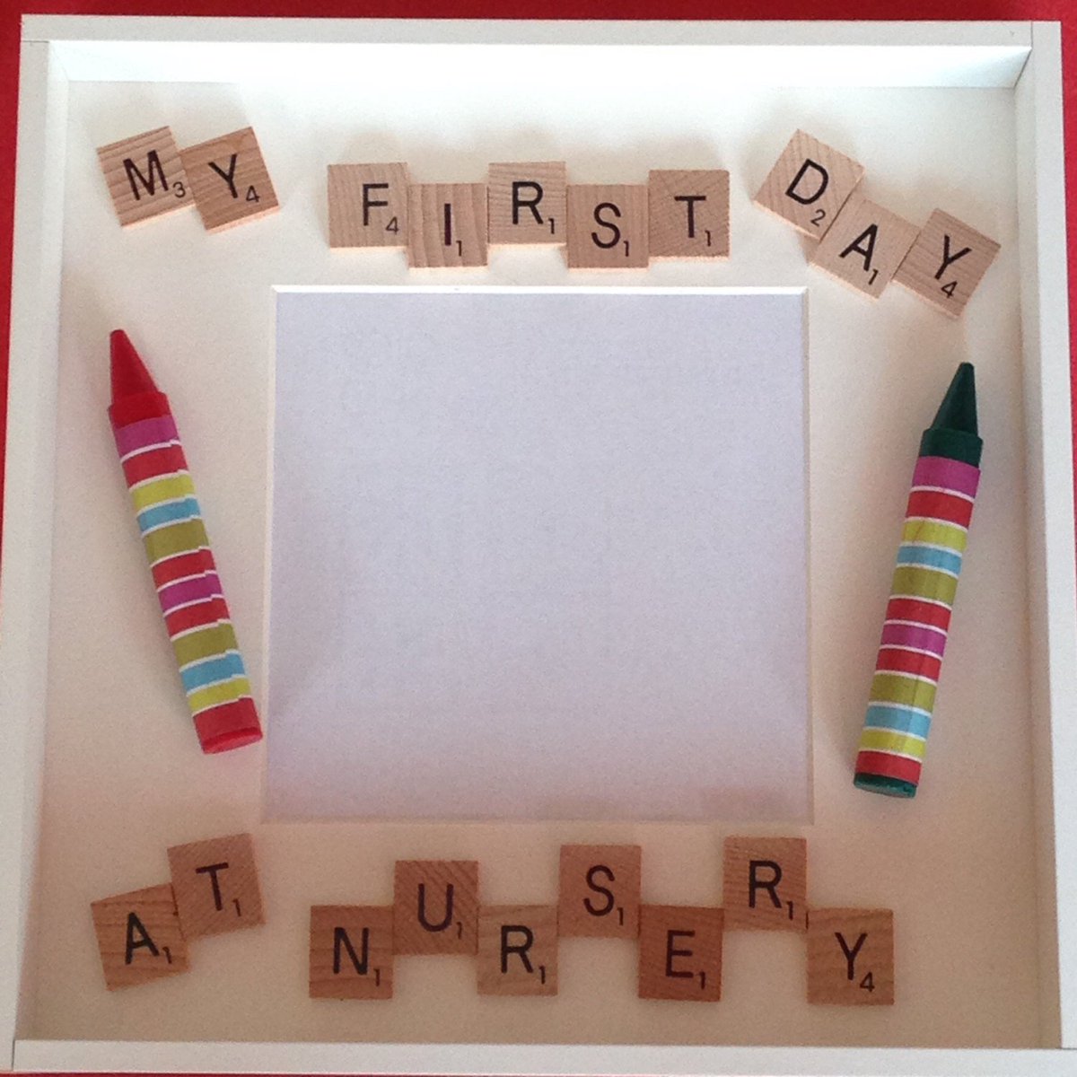 cleverchic1's tweet image. Scrabble Photo Frame My First Day At School, Nursery, Pre School … tuppu.net/831e8eb6 #Cleverchic1 #MemoryFrame