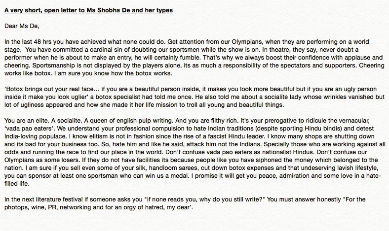 vivekagnihotri's tweet photo. A very short, open letter to Ms. Shobha De and her types. https://t.co/6Mlc801u3g