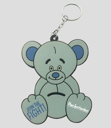 Our new "Baby Bluey Keyrings" are sooooo cute! Place your order at the Blue Shop. store.blueseptember.org.au