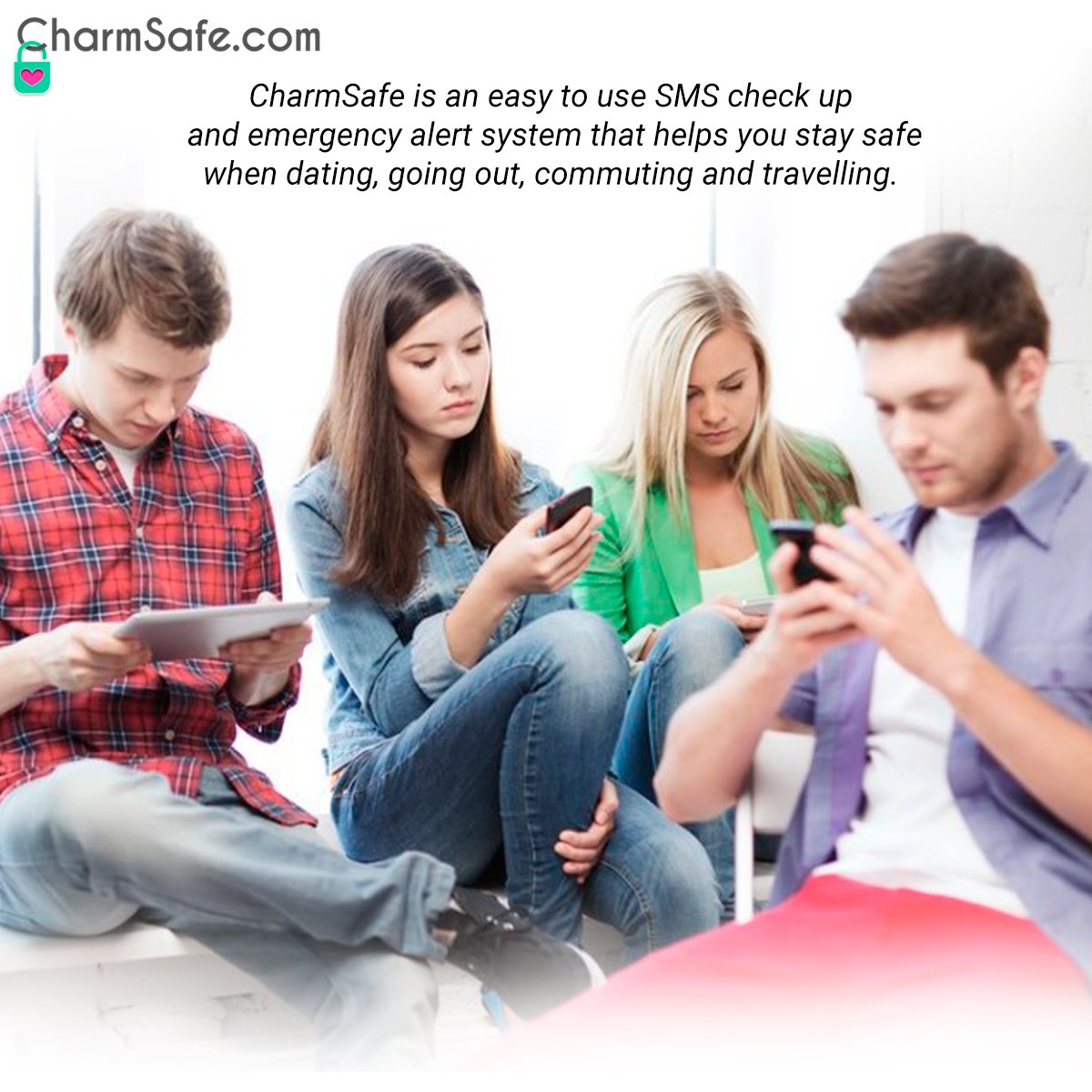 CharmSafe tweet picture