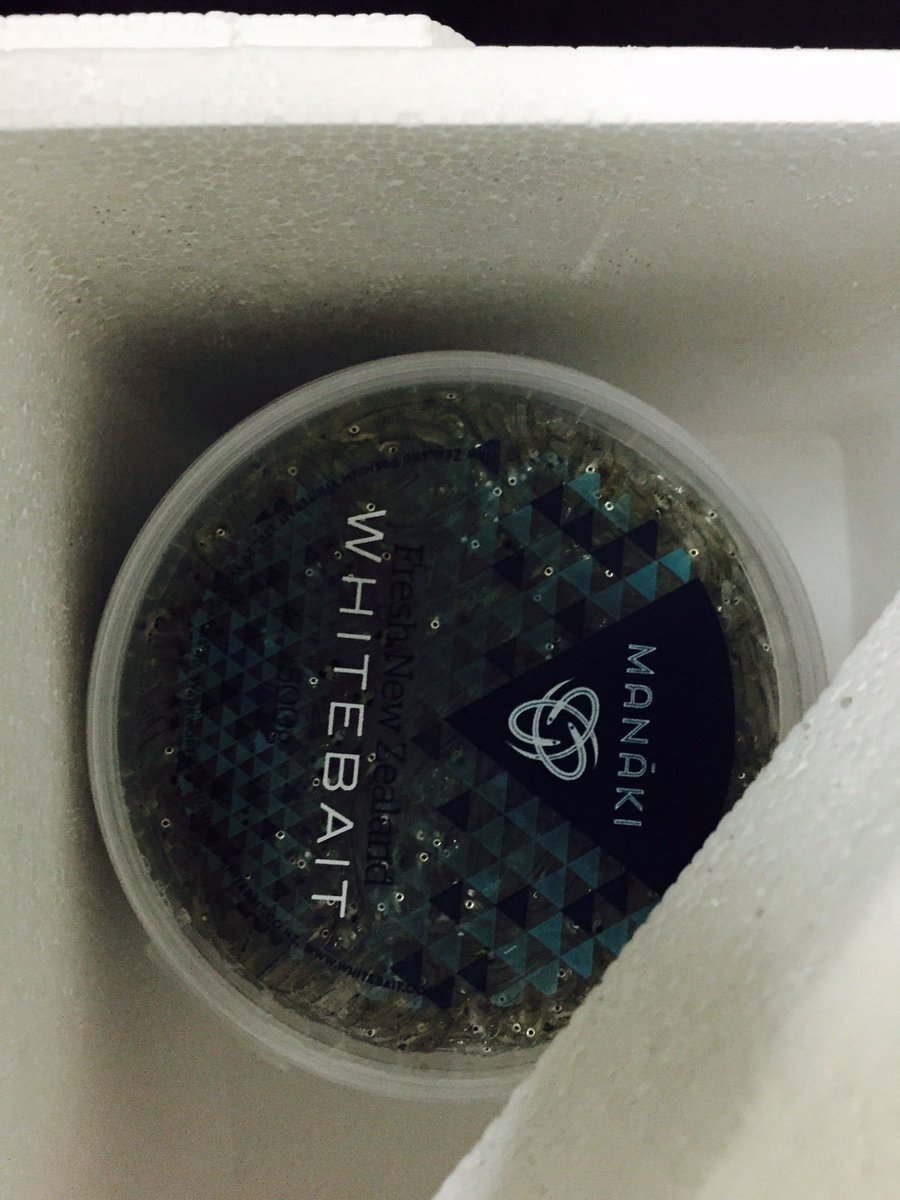 your turn @fieldandgreen <a href="/RootsLyttelton/">Roots Restaurant</a> ... fresh #manaki whitebait on its way overnight.  whitebait for brekkie?