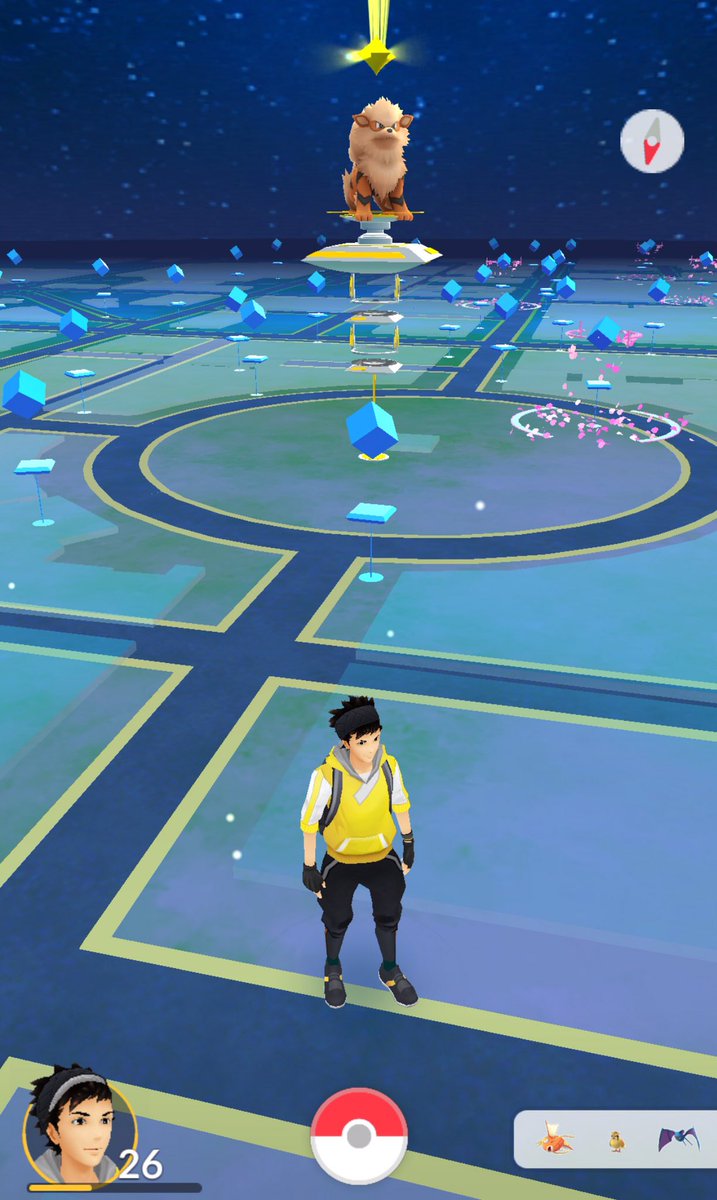 ricciardionline's tweet photo. evolved another Gyrados. got two 10K eggs in oven. took five Level 5 gyms. hung with Omanyte, Growlithe &amp; Dratini. https://t.co/GZLFjVuFHR