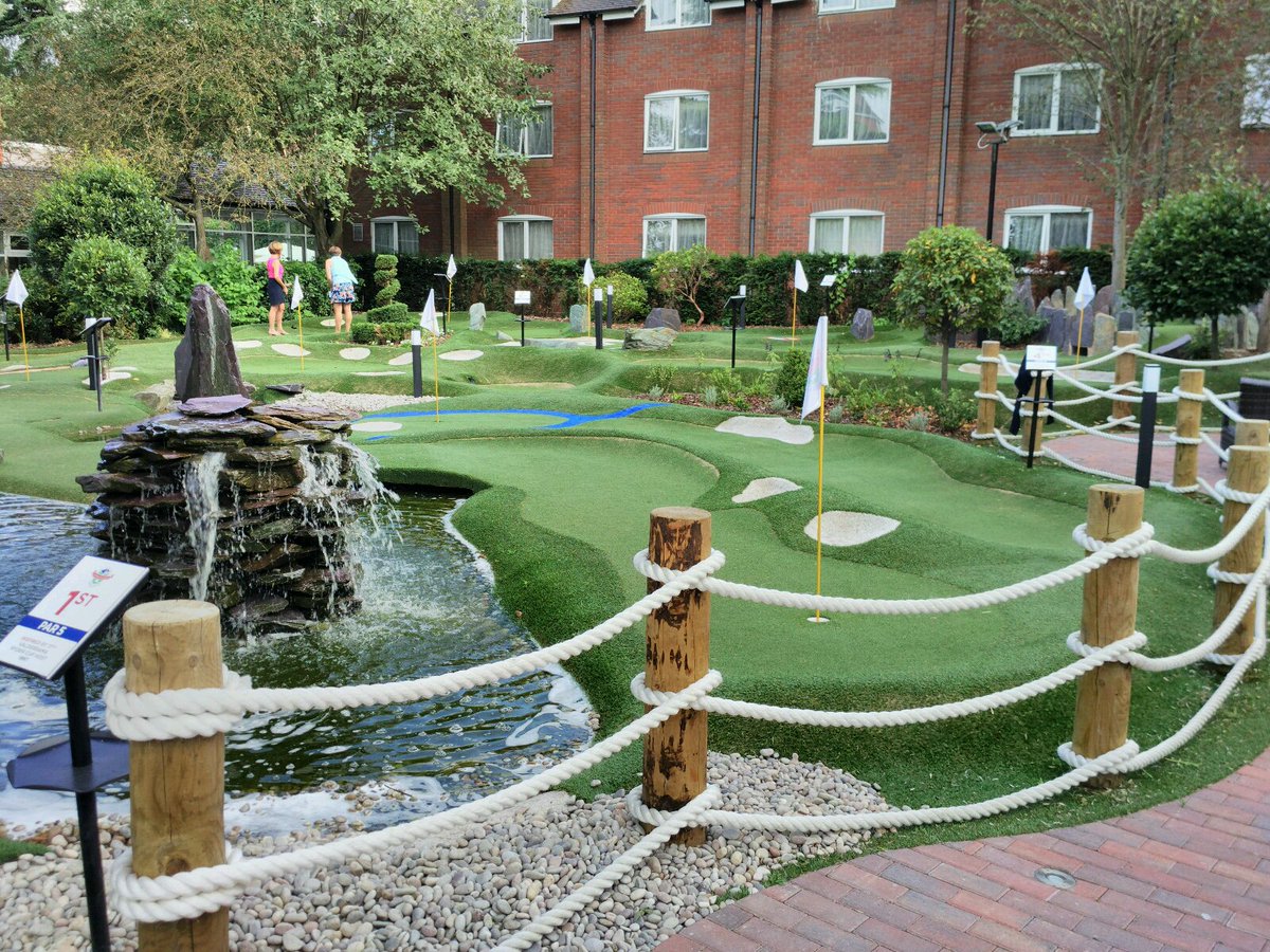 jamoiholland's tweet photo. #FTOTM on #STOTM went to @TheBelfryHotel for mini golf. Based on real courses, water hazards, lost golf balls... ;-) https://t.co/1kQQliHz29