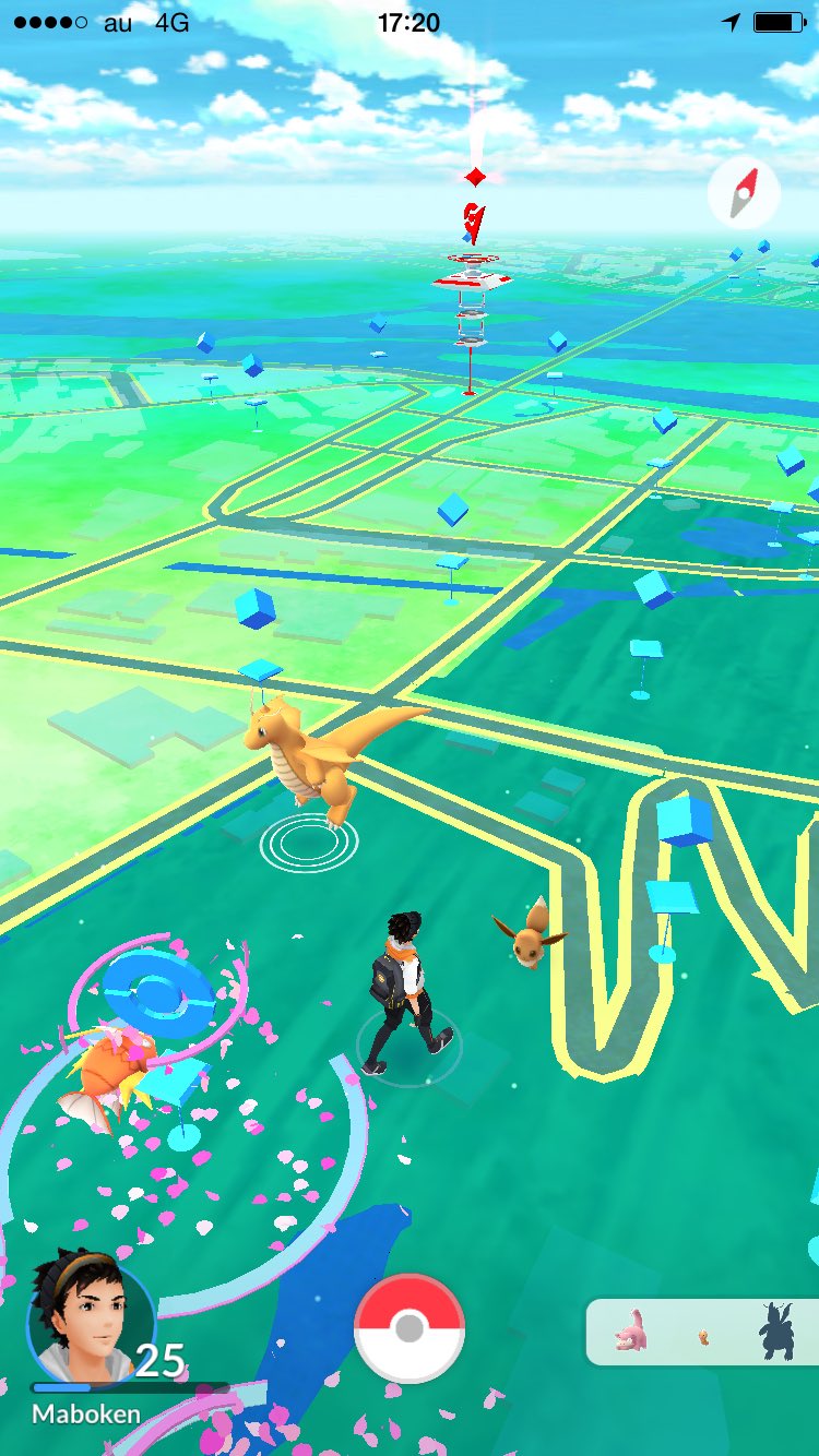 8月10日岐阜公園で3回もカイリュー出た レア出現レポ ポケモンgo ふと雑記ブログ