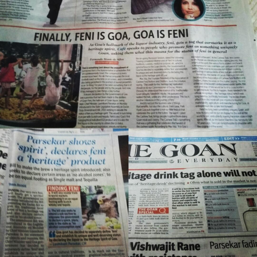 CazuloFeni's tweet photo. Feni is now gets Heritage Status, a small step for feni, a big step for feni-kind!
#feni #goa #news #Cazulofeni https://t.co/SRazv2twcQ