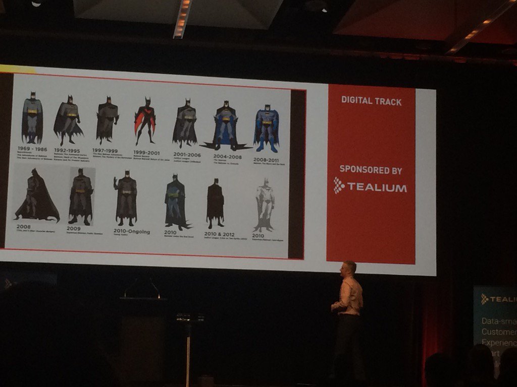 luciditymc's tweet image. Love a good Batman metaphor in #digitalmarketing :)
#admaforum