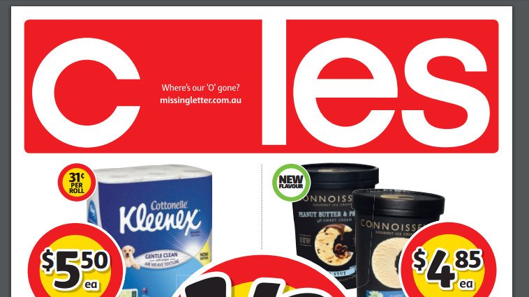 is_that_legit's tweet image. Is #Coles #missingletter associated with the Red Cross Blood Service? #isthatlegit bit.ly/2aJu9gn