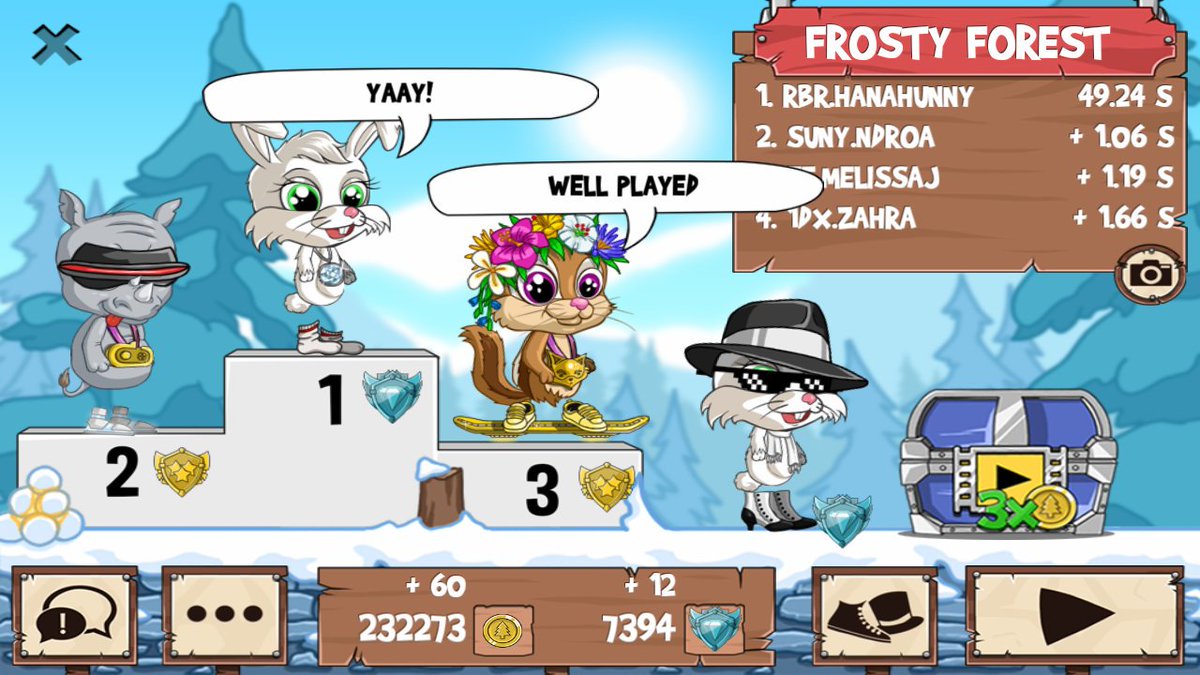 Hanahunny_FR2's tweet photo. Yaaayy again! βπ― #funrun2 #Ndroa #MelissaJ #zahra https://t.co/UvYUO5iVKS
