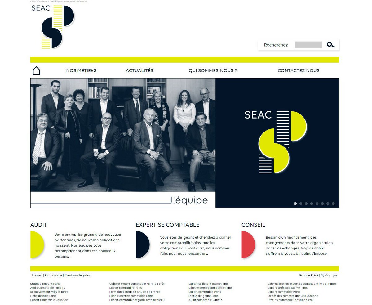 Le cabinet SEAC lance son site web en collaboration avec #Ogmyos #Agenceweb #Audit #Conseil ow.ly/tjAw3035WQr