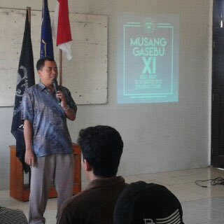 Pembukaan Musyawarah Anggota periode XI dibuka oleh Pak Agus Mulyadi ketua BKA perwakilan dari WR III