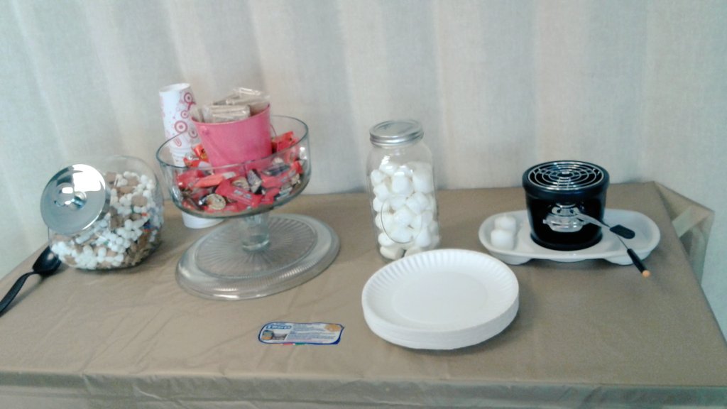 Happy #NationalSmoresDay ! Make your own Smores bar and Smores mix for the team today! #happywednesday !