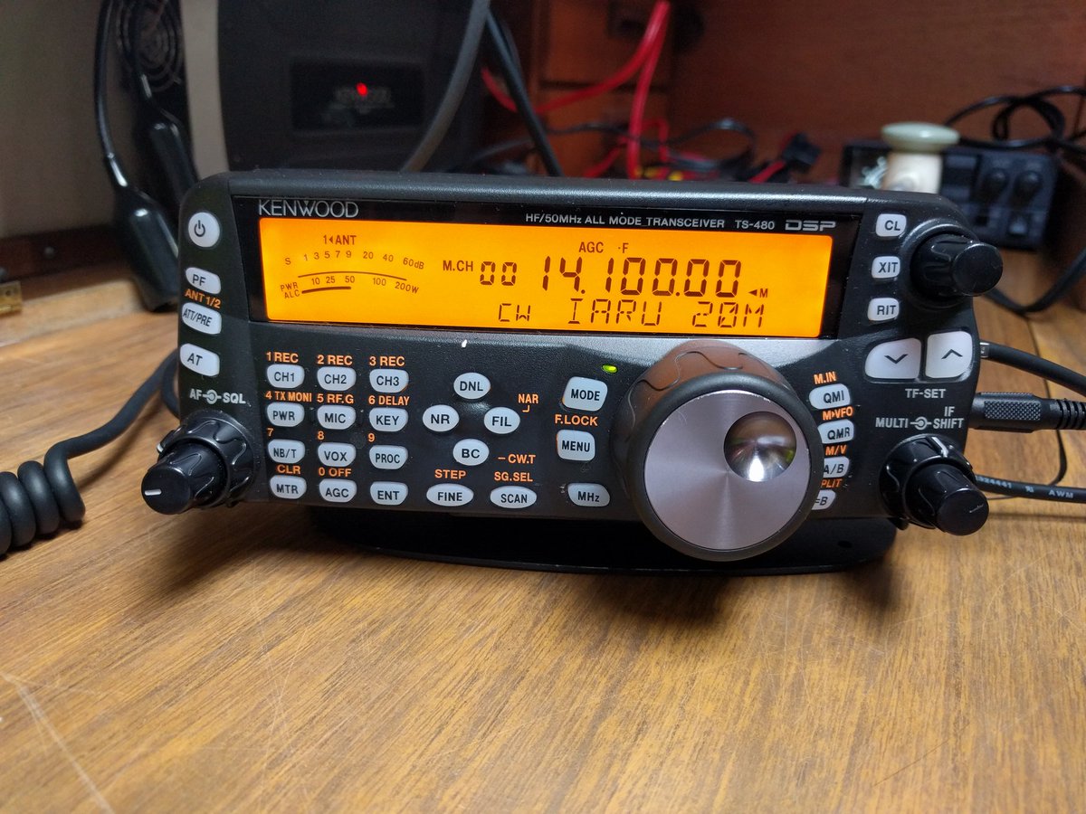dk3ml's tweet photo. Checking cond. on 20m with  @NCDXF beacons on 14.1kHz. 

Thx @hamspiritDE for article
 https://t.co/B8G2qzO0HI https://t.co/8NHyDLHpIV