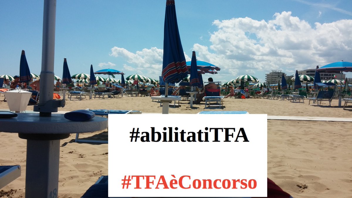 MariaFederico82's tweet photo. #AbilitatiTFA #TFAèConcorso #finoallultimotieffino #doppiocanale #CNT @CoordNazTFA @ilgiornale
@sole24ore
@TgLa7 https://t.co/Jh27ukifBs