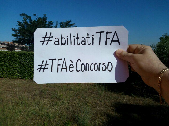 Vitbaglio's tweet photo. @renatobrunetta @matteosalvinimi @msgelmini 
#TFAèConcorso  #finoallultimotieffinoinruolo #abilitatitfa https://t.co/WE0DQ9GLBC
