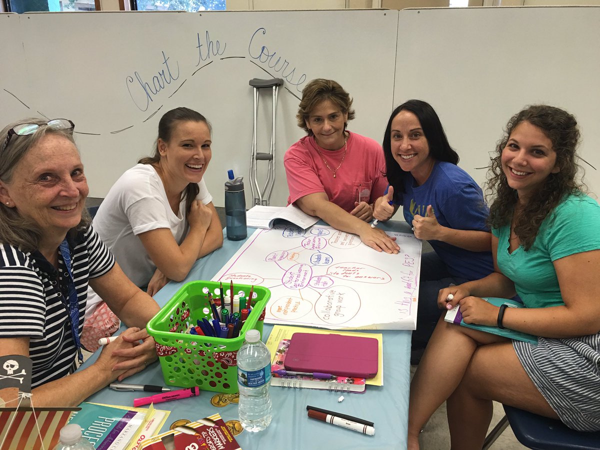 PoincianaCCPS's tweet photo. Collaborative planning is strong at PES. #studentcenteredlearning #learnlikeapirate @collierschools @ThinkingMaps https://t.co/zVWMm9yv1C