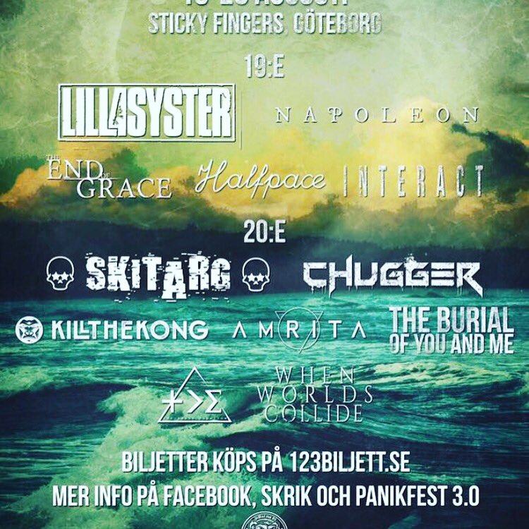killthekong's tweet photo. Join us folks! We will brake the stage in half!🤘🏻🤘🏻#stickyfingers #Gothenburg #Gothtown #hornsupmanagement #skitarg https://t.co/Y67v2uTiEp
