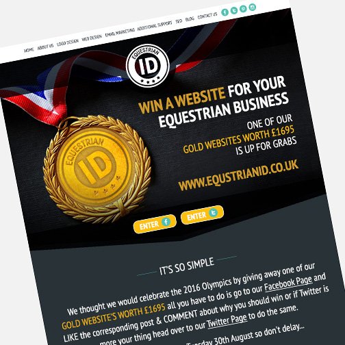 Equestrian_ID's tweet photo. Email marketing is a great way of reaching your target audience #eventing #equestrianwebsite https://t.co/4ksksrMKc9 https://t.co/TmLBG2Wsaj