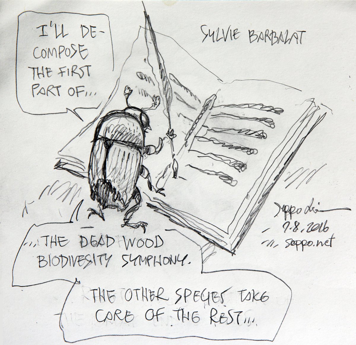 sepponet's tweet photo. Sylvie Barbalat: Saproxylic insect diversity and conservation in forest ecosystems #DWML2016 https://t.co/CHOZCovUnA https://t.co/5nQNtYuluU