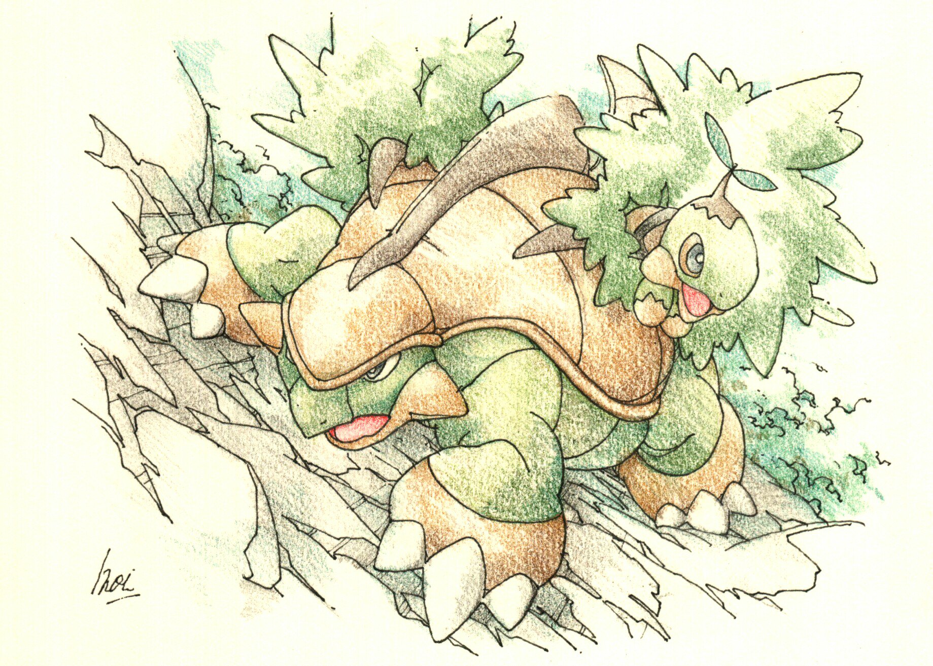 Twitter 上的 Inori 今日のポケモン図鑑 ｎｏ ４０７ ハヤシガメの ロッククライム T Co 2zjxtkwlmy Twitter