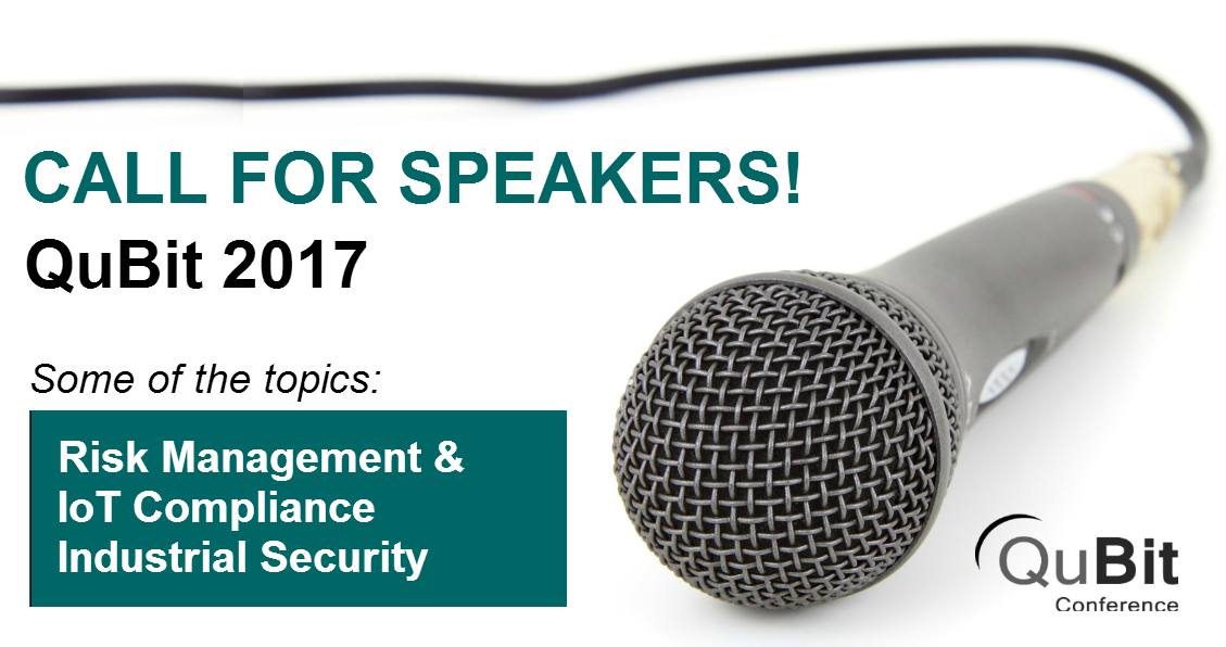 infosec_events's tweet image. RT QuBitCon &quot;Join QuBit 2017! #callforspeakers #QuBit2017 #riskmanagement #IoT #cybersecurity #speaker … https://t.co/wuV9WkIDb2&quot;