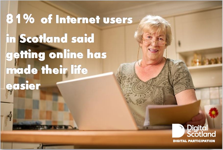 SGdigitalPart's tweet image. 81% of #Digitalusers in Scotland say the #Internet has made life easier #WisdomWednesday #letsgetonline