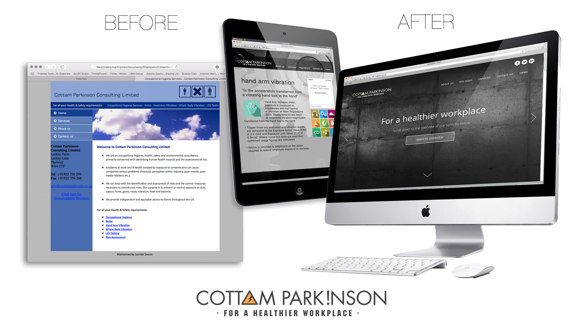 mjoneswebdesign's tweet image. Before &amp;amp; After for Cottam Parkinson

#web_designers_manchester
#web_developer_manchester
#wordpress_web_design