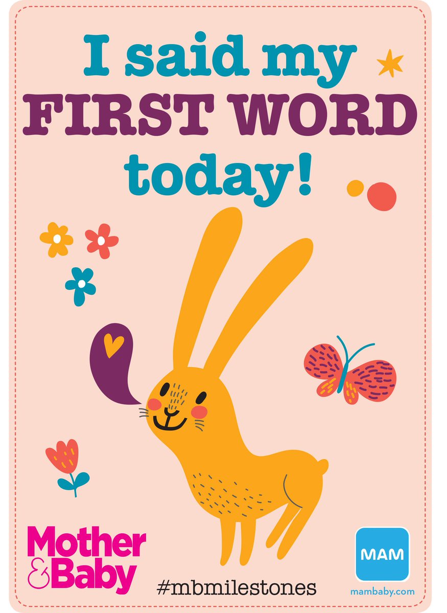 MotherAndBaby's tweet photo. Take a photo of your baby with our #milestone cards, tag with #MBMilestones, and you could win a @MAMBABYUK prize! https://t.co/KYRvGKmXWS