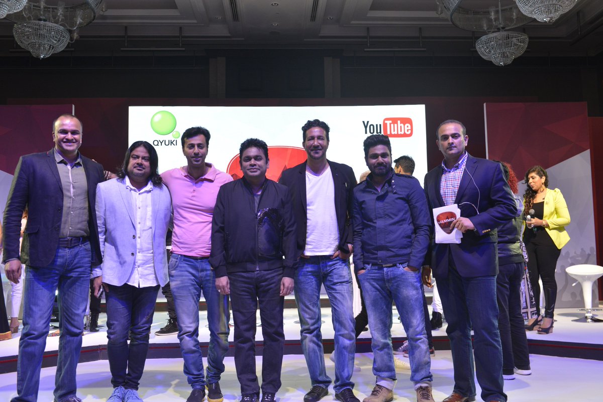 YouTubeIndia's tweet photo. YouTube stars with Bollywood music legends!
Get ready for #JamminNow, a collaboration like no other! https://t.co/6oOP9NXOHT