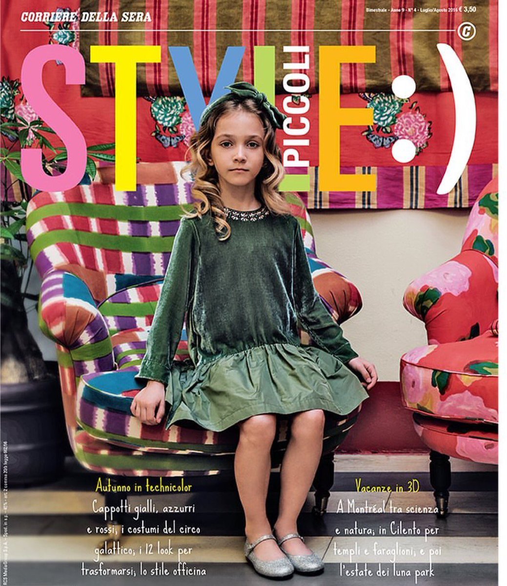 New Silver Label by @IlGufoSpa for the <a href="/StylePiccoli/">StylePiccoli</a> cover of July 2016 💛 #ilGufoSpaceJourney #ilGufo #ilGufoMoms