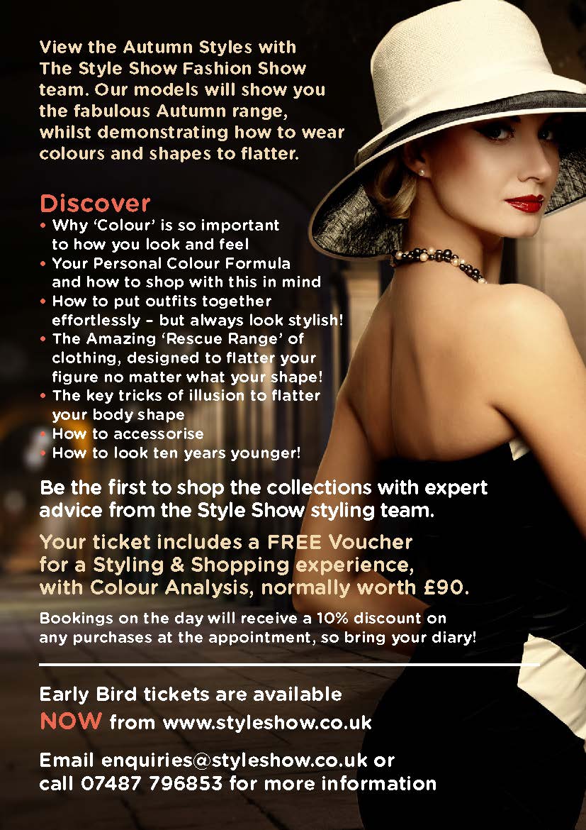 TheStyleShowUK's tweet image. Show time will be here before you know it! Get your Early Bird tickets now at 
styleshow.co.uk