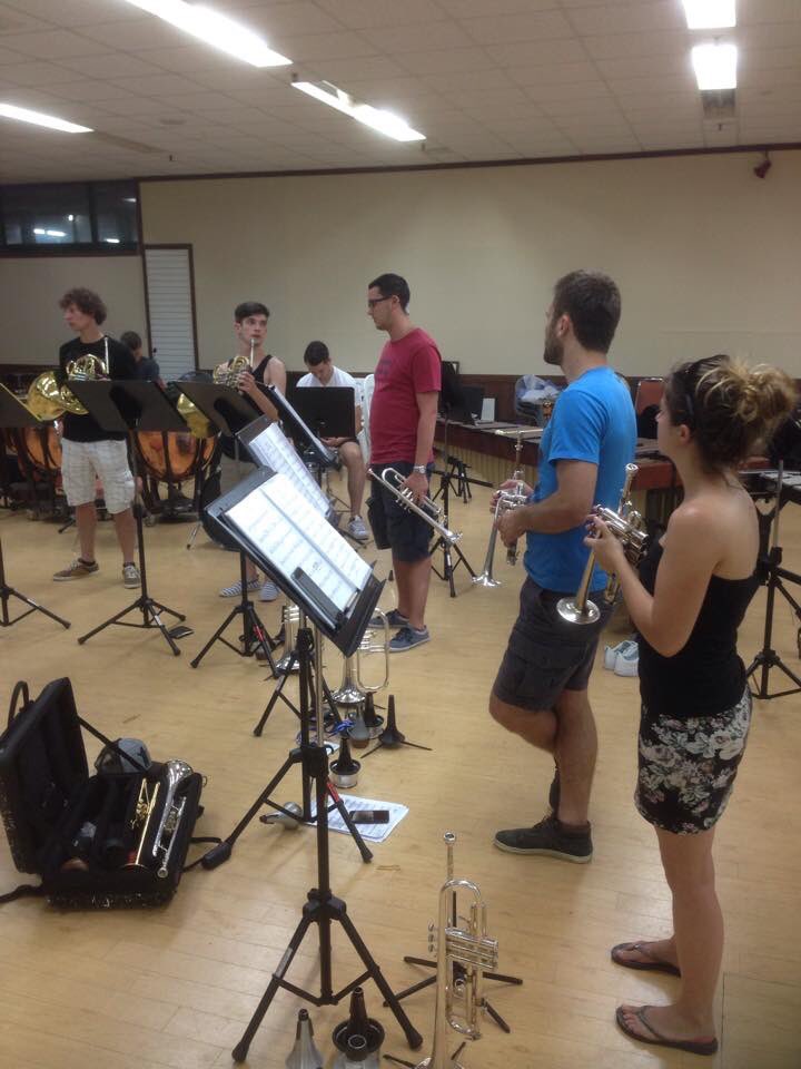 o_brass's tweet photo. Next stop in Korea: Jeju Island! First rehearsal for our concerts here at the International Wind Ensemble Festival. https://t.co/7gbIJKfhTr