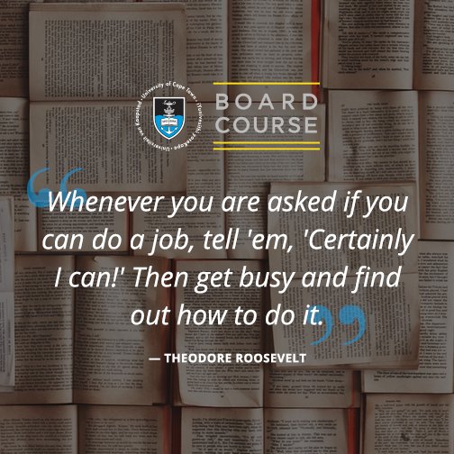 UCTBoardCourse's tweet photo. Your mid-week motivation! #APC2016 #UCTBoardCourse https://t.co/SQAj7TqsFQ
