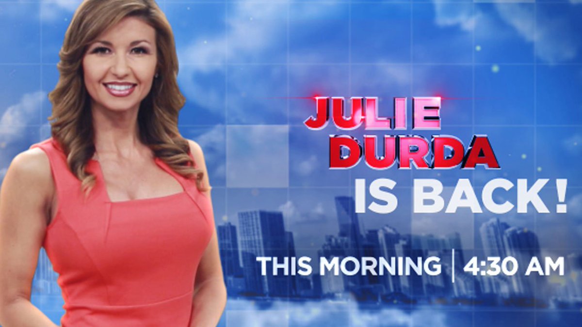 Look who's back! @JulieDurda is back on the Local 10 News right now! https://t.co/L4mA2t1ZC4