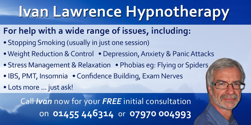 #HinckleyLIFE 5* Recommend <a href="/ivanlawrence/">Ivan Lawrence</a> Hypnotherapy #Hinckley For help with a wide range of issues #Burbage
