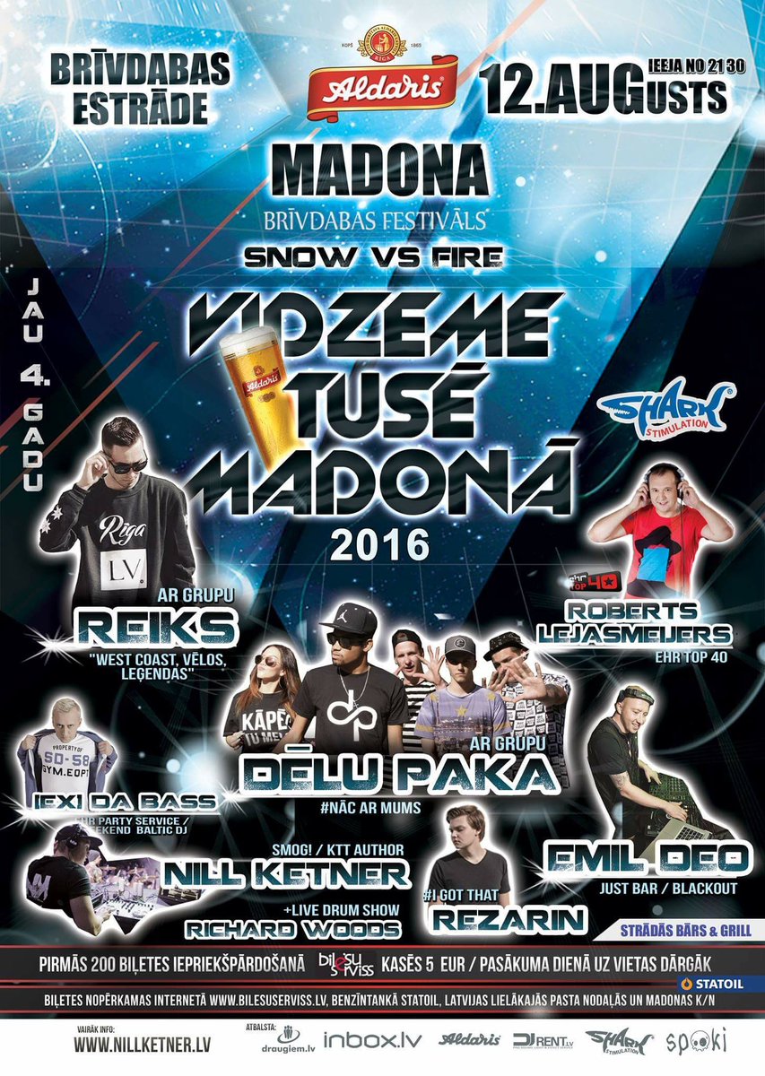 HEYO! TIEKAMIES 12. AUGUSTĀ MADONĀ, BRĪVDABAS ESTRĀDĒ! BŪS KARSTI! 🔥‼️ #DĒLUPAKA #NĀCARMUMS #SMAGS #REIKSLV #MADONA