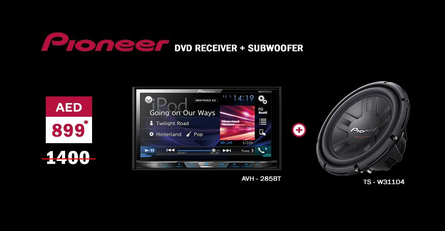 carstoreae's tweet photo. #DEALS #OFFERS #COMBO #PIONEER #CARSTORE #SUBWOOFER #DVDPLAYER.

Amazing deal of the week!! @ 899/- Only.

Hurry up! https://t.co/foV2HDNBe0