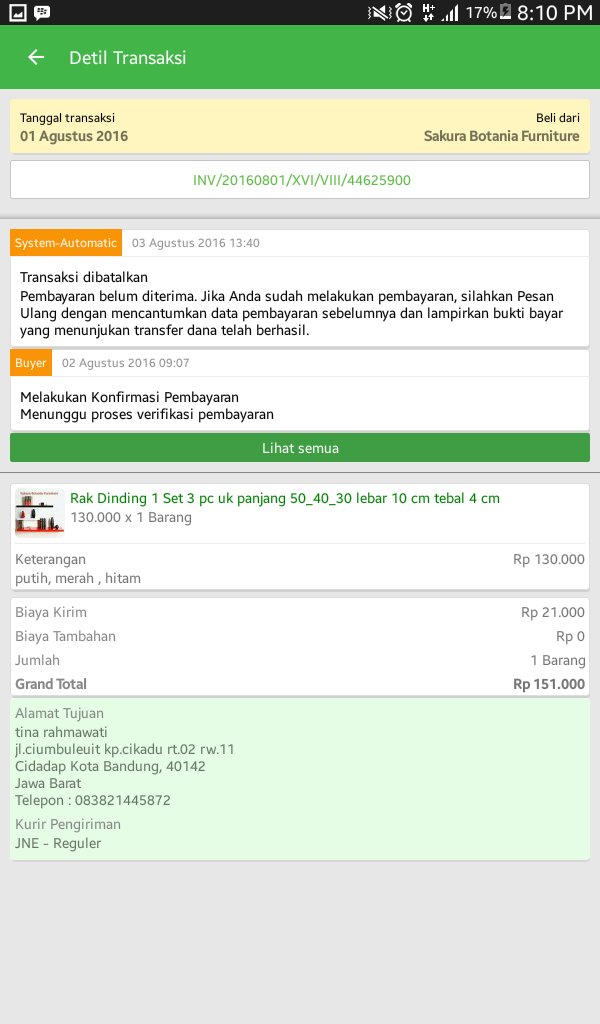 RH_Tna's tweet photo. @TokopediaCare mohon bantu permasalahan saya mba https://t.co/MGDSOrNYQq