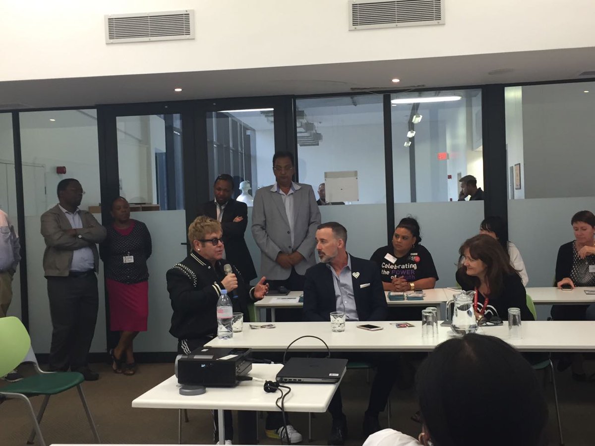 kzn_ch's tweet photo. Sir Elton discussed the importance of helping the youth overcome disease &amp; stigma through access to treatment &amp; care https://t.co/NNIaZjBvpM
