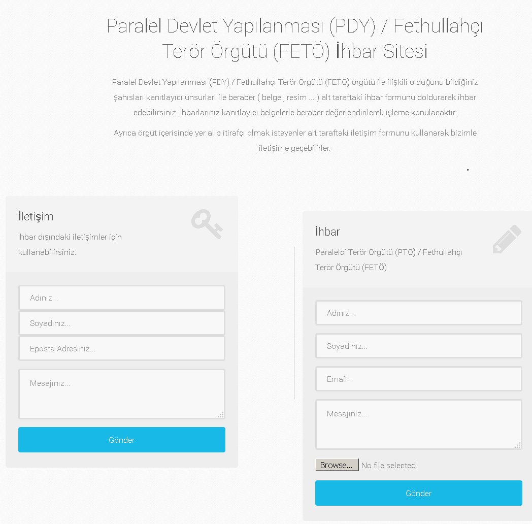 Fetocuları ihbar et !!!
>>>  fetoihbar.net <<<
#fetoihbar