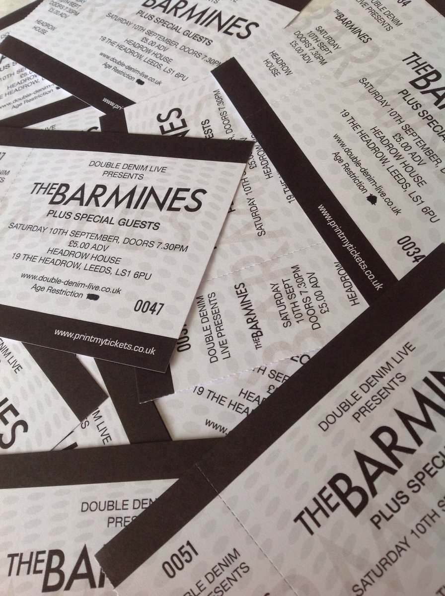 This is a big one! Tickets will be selling v fast so grab em while you can drop us a message or tweet! <a href="/TheBarmines/">The Barmines</a>