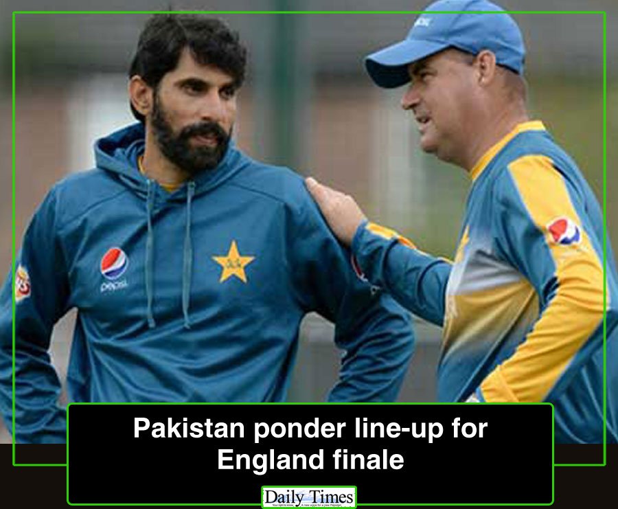 DailyTimesSport's tweet photo. #Pakistan ponder line-up for #England finale
https://t.co/qzphixXAUD https://t.co/wq6WhPxxLb