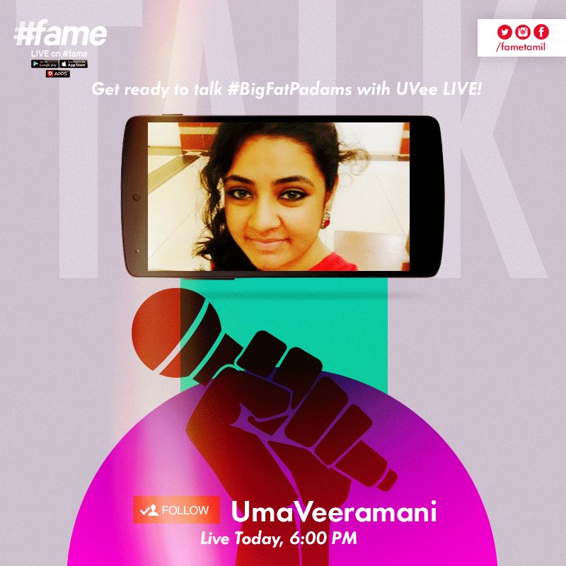 fameTamil's tweet photo. .@UmaVeeramani  ’s virtual #TentKotta is so much fun! Come one, come all LIVE on #fame at 6 PM!
#fameTamil https://t.co/zuawt10S5n
