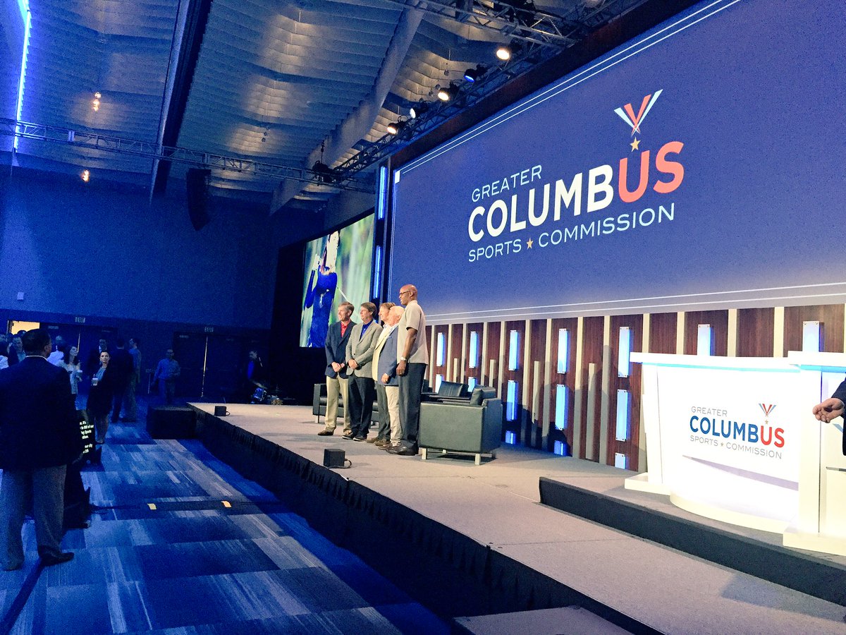 ColumbusGov's tweet photo. #WitnessLegends at this year's @Columbus_Sports at the @cbusconventions #MSR2016. #sportsincbus #columbus https://t.co/ayHztpupGU